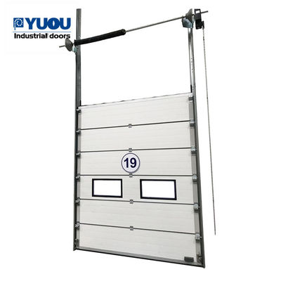 Warehouse Sectional Overhead Door Industrial Vertical Lift 8m Height 30Pa Tightness