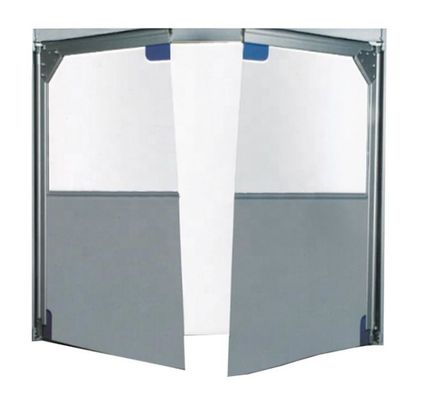 Noise Insulation PVC Double Leaf Swing Door Corridor 1200mm Width 40mm Thick