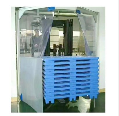 Noise Insulation PVC Double Leaf Swing Door Corridor 1200mm Width 40mm Thick