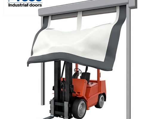 Warehouse High Speed Roller Shutter Door 1.5M/S Speed Vertical 6000mm Width 480V