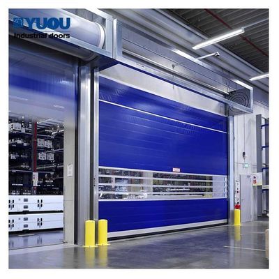 Exterior Automatic Shutter Wind Resistant High Speed Door 8m Aluminum Alloy 35m/s