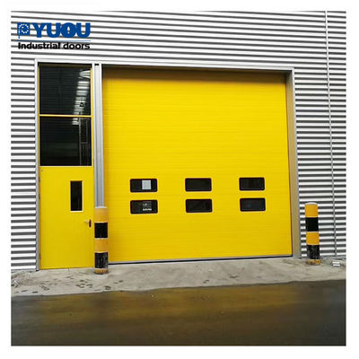 Warehouse Sectional Overhead Door Industrial Vertical Lift 8m Height 30Pa Tightness