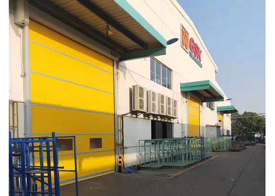 PVC Industrial High Speed Roller Shutter Door 6000mm 220V Automatic Open