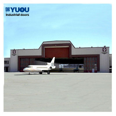 Shipbuilding Aircraft Hangar Door Flexible Rolling PVC Fabric 42m Width