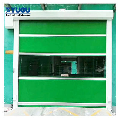 Galvanized Fabric High Speed Roller Shutter Door 6X6m Fast Action 60Hz