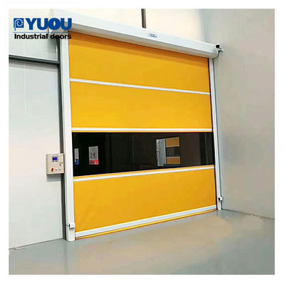 Galvanized Fabric High Speed Roller Shutter Door 6X6m Fast Action 60Hz