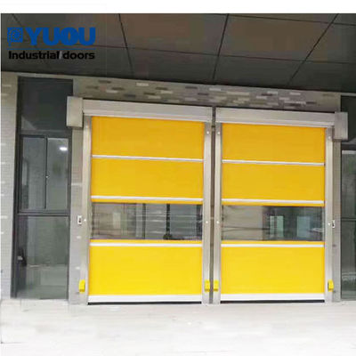 Galvanized Fabric High Speed Roller Shutter Door 6X6m Fast Action 60Hz