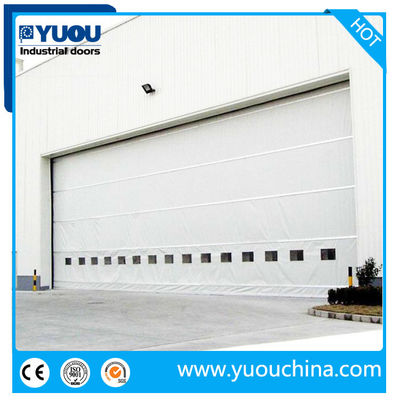 Large Pvc Fabric Aircraft Hangar Door Flexible Lifting 3 Phase